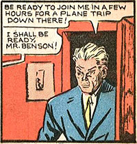 Richard Benson in The Avenger comic book
