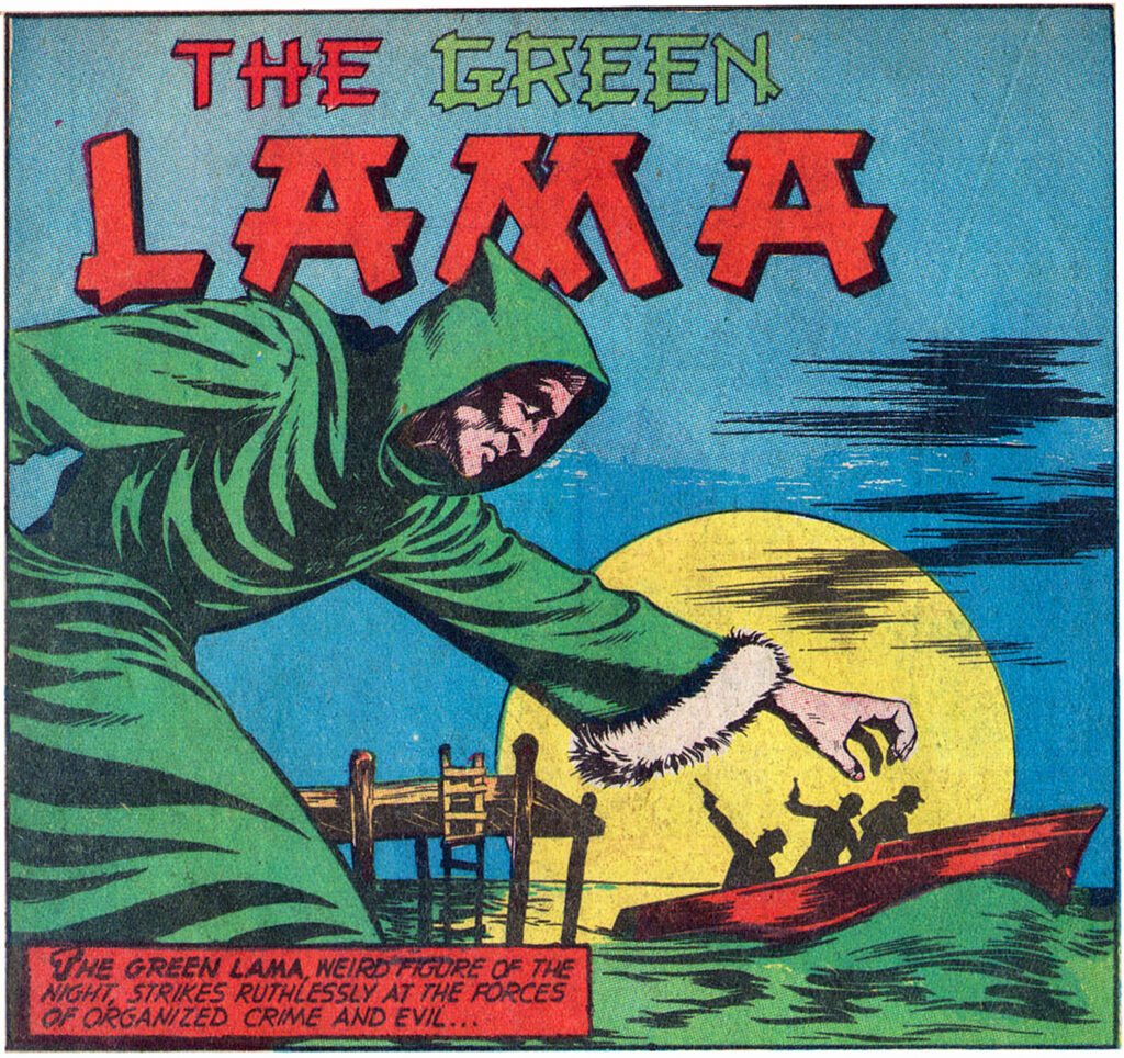 The Green Lama in "Prize Comics" #9 (February 1941)