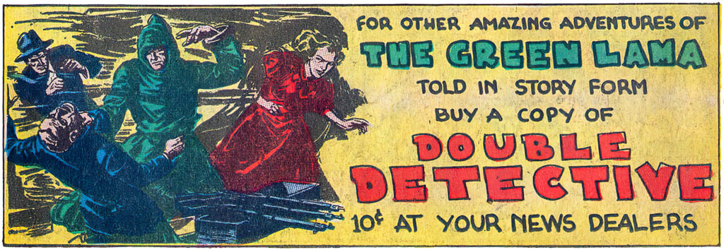 Pulp ad from "Prize Comics" #9 (February 1941)