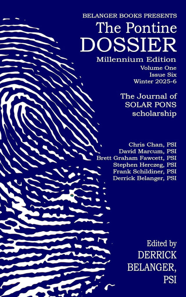 Pontine Dossier, Millennium Edition, Vol. 1, No. 6