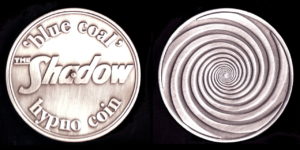 Replica of The Shadow Hypno Coin.
