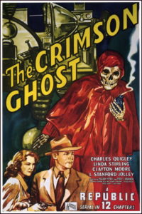 Original serial poster for The Crimson Ghost.