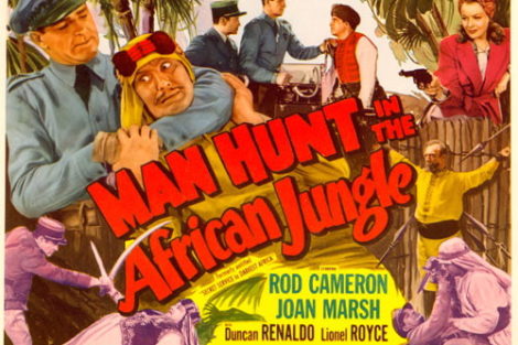 The 1954 re-release poster for the serial.