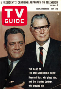TV's Perry Mason and his creator, Erle Stanley Gardner.