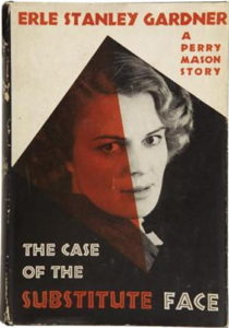  Book cover for the Case of the Substitute Face.