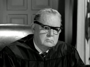 Erle Stanley Gardner appeared on the final TV episode as a judge.