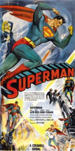Original theater poster for Superman.