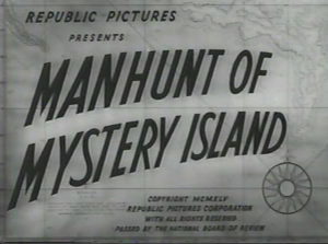 Title screen of Manhunt of Mystery Island
