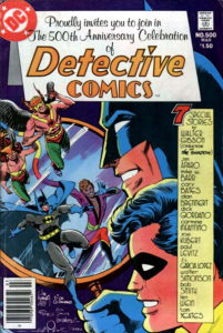 Cover to Detective Comics #500, containing Gray Face!