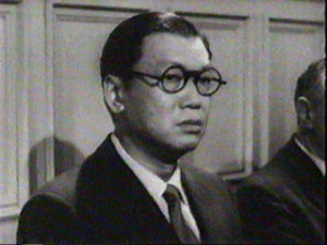 Actor Benson Fong on Perry Mason.