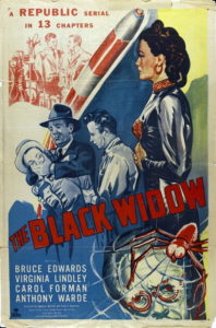 Movie poster for The Black Widow.