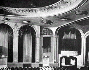 Interior of the RKO Dyker Theater, where The Shadow was playing.