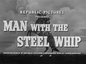 Man (no 'The') with the Steel Whip title screen.