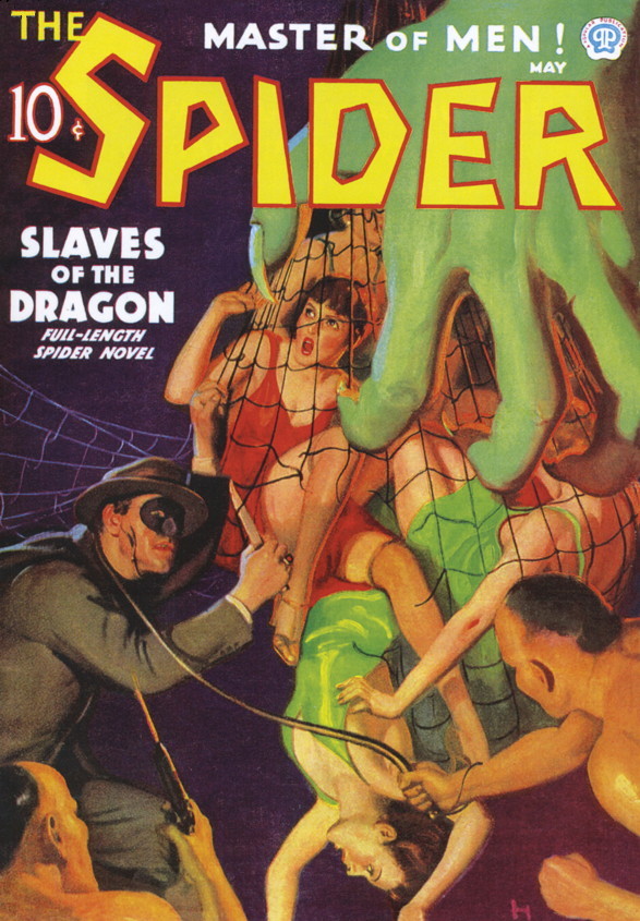The Spider cover -- lurid as always!