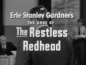 Television title screen for the Restless Redhead.