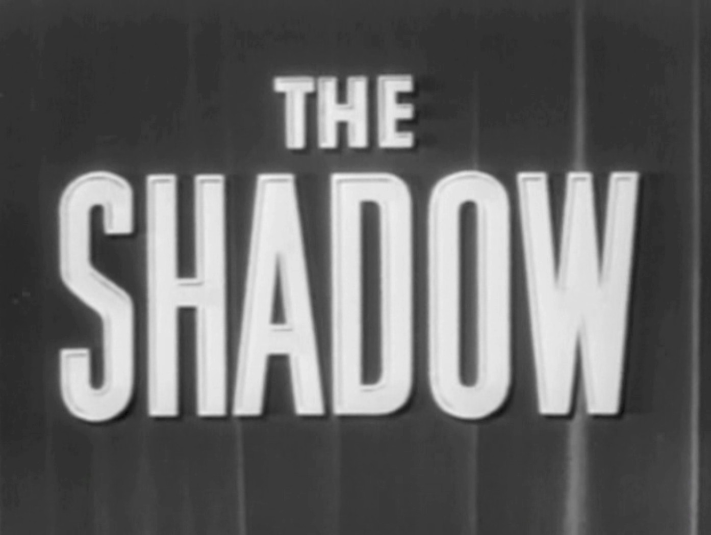 The first attempt to bring The Shadow to television.