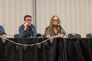 Anthony Tollin, Will Murray, Michelle Nolan and moderator Tony Isabella discuss the history of Street & Smith comics.