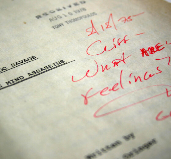 "Doc Savage: The Mind Assassins" script