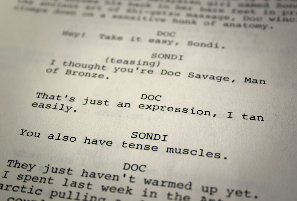 "Doc Savage: The Mind Assassins" script