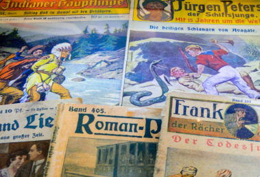 Germany — and the rest of Europe — had a burgeoning “pulp fiction” industry during the early 20th century.