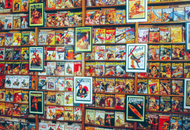 Frank M. Robinson's Wall of Pulps