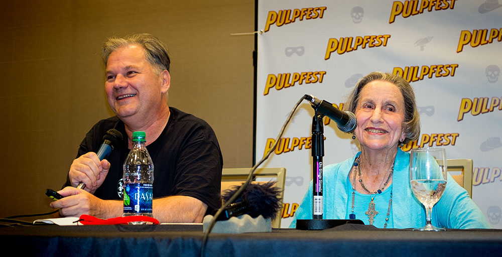 Guest of Honor and artist Gloria Stoll Karn talks with David Saunders about her career in the pulps.