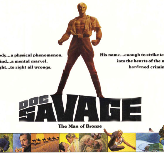 "Doc Savage: The Man of Bronze" movie poster