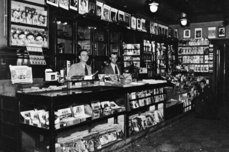 Here's a newsstand in Nashville's Union Station selling several pulps (see the bottom shelves) from late 1935 and early 1936.