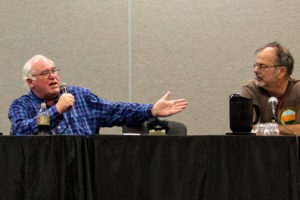 This panel included (from left) Dr. Garyn Roberts, Ed Hulse, and Dr. Tom Krabacher.