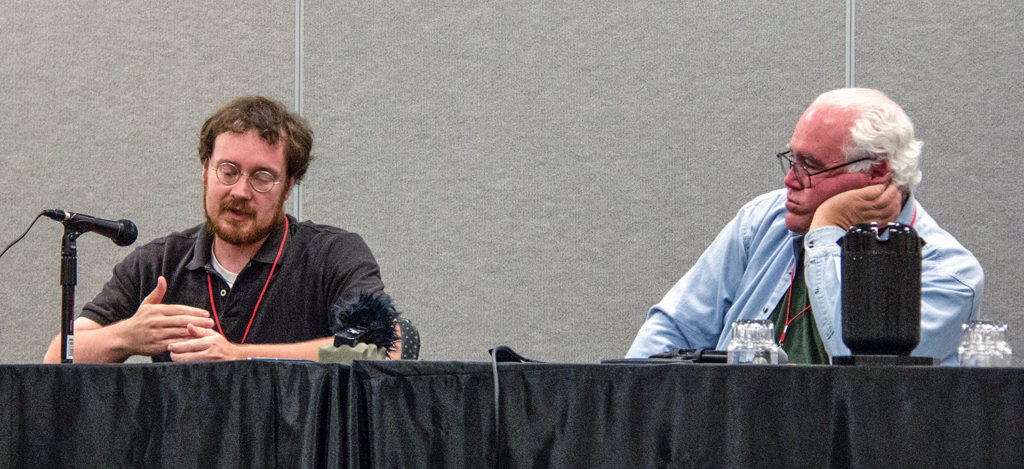 The panel included (from left) Nathan Madison and Ed Hulse.