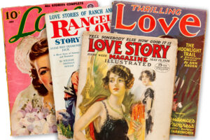 A collection of love pulps