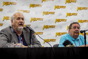 Anthony Tollin, left, and Tony Isabella