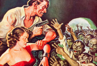 Illustration from “The House in the Magnolias" (Strange Tales, June 1932)