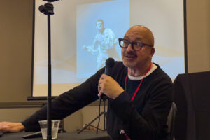 Michael Stradford talks about Doc Savage model Steve Holland