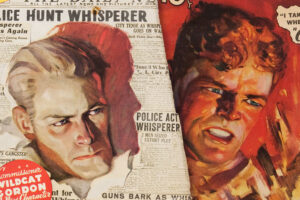 The first issues of "The Whisperer" (October 1936) and "The Skipper" (December 1936)