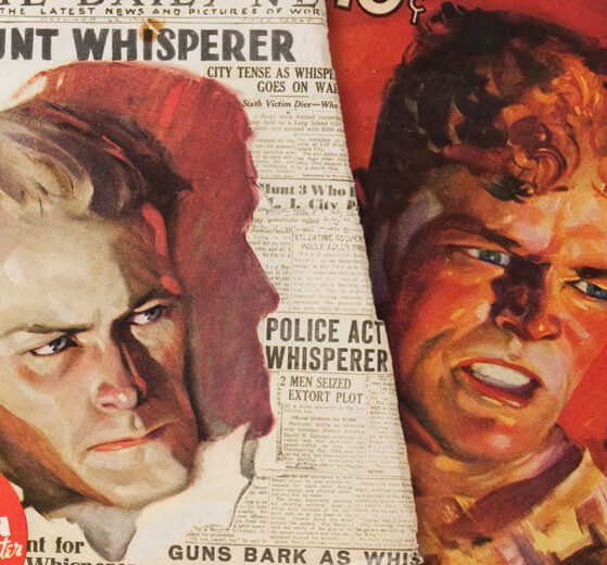 The first issues of "The Whisperer" (October 1936) and "The Skipper" (December 1936)