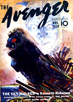 The November 1939 number of <em>The Avenger</em> features terrorism as a key plot element.