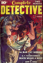 This cover by Norman Saunders, at first glance, appears to be of Doc Savage.