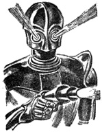 One of Captain Future's Futuremen, the robot Grag
