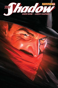 Alex Ross's cover for Dynamite's "The Shadow" number 1.