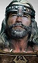 Arnold Schwarzenegger as King Conan