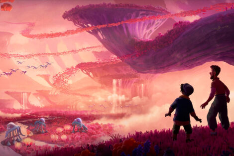 Concept art for Disney's "Strange World"